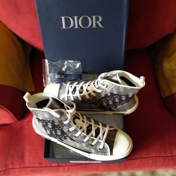 MEN'S DIOR B23 HIGH-TOP SNEAKER - Picture 2 of 9